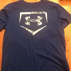 Kids under armor baseball diamond t shirt.